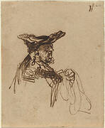 Bust of an Elderly Man in a Flat Cap