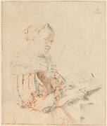 Young Girl at the Keyboard