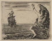 Theseus and Ariadne, from 'Game of Mythology' (Jeu de la Mythologie)