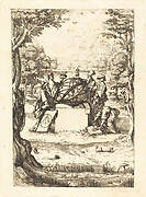 Frontispiece for the Sacred Cosmologia  (Title with Astrologers)