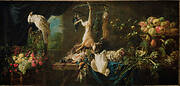 Still Life: Game, Vegetables, Fruit, Cockatoo