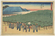 Adachicho Nanbaya no matsu, from the series, Naniwa meisho zue