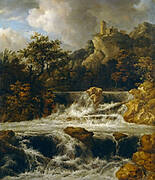 Wasserfall mit dem Wachturm