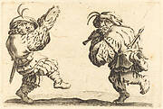 Dancers with Flute and Tambourine