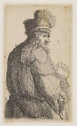 An old man seen from behind