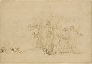 Lot and His Family Leaving Sodom