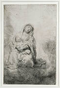 Virgin and Child in the Clouds