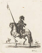 Cuirassier sur son cheval