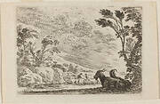 Two Goats Lying Down