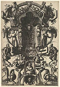 Modern Grotesque Decoration with a Central Niche