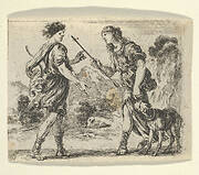 Cephalus and Procris, from 'Game of Mythology' (Jeu de la Mythologie)