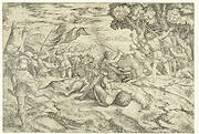 David onthoofdt Goliath