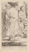 The Man with a Cane (Fragment from the Hundred Guilder Print)