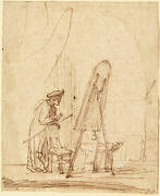 An Artist in His Studio