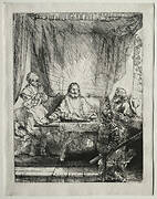 Christ at Emmaus: The Larger Plate
