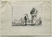 Caprices:  Beggar Woman with a Baby and a Little Girl