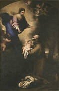 Saint Felix of Cantalicio, the Virgin and Jesus