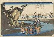 Fifty-Three Stations of the Tokaido Hoeido Edition “Okitsu (Okitsu River)”