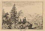 Two Men on a Hill