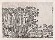 The Charcoal-Burner, from Verscheyden Landtschapjes (Various Landscapes), Plate 9